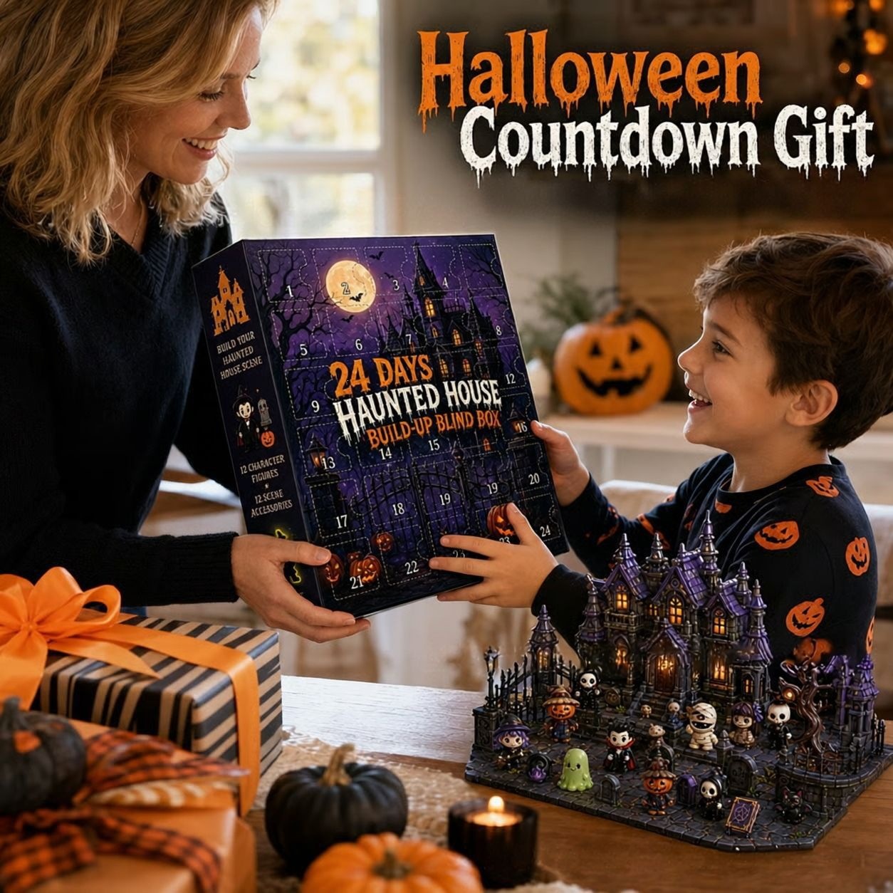 Advent Calendar Gift - Calendario dell'Avvento di Halloween 24 Giorni