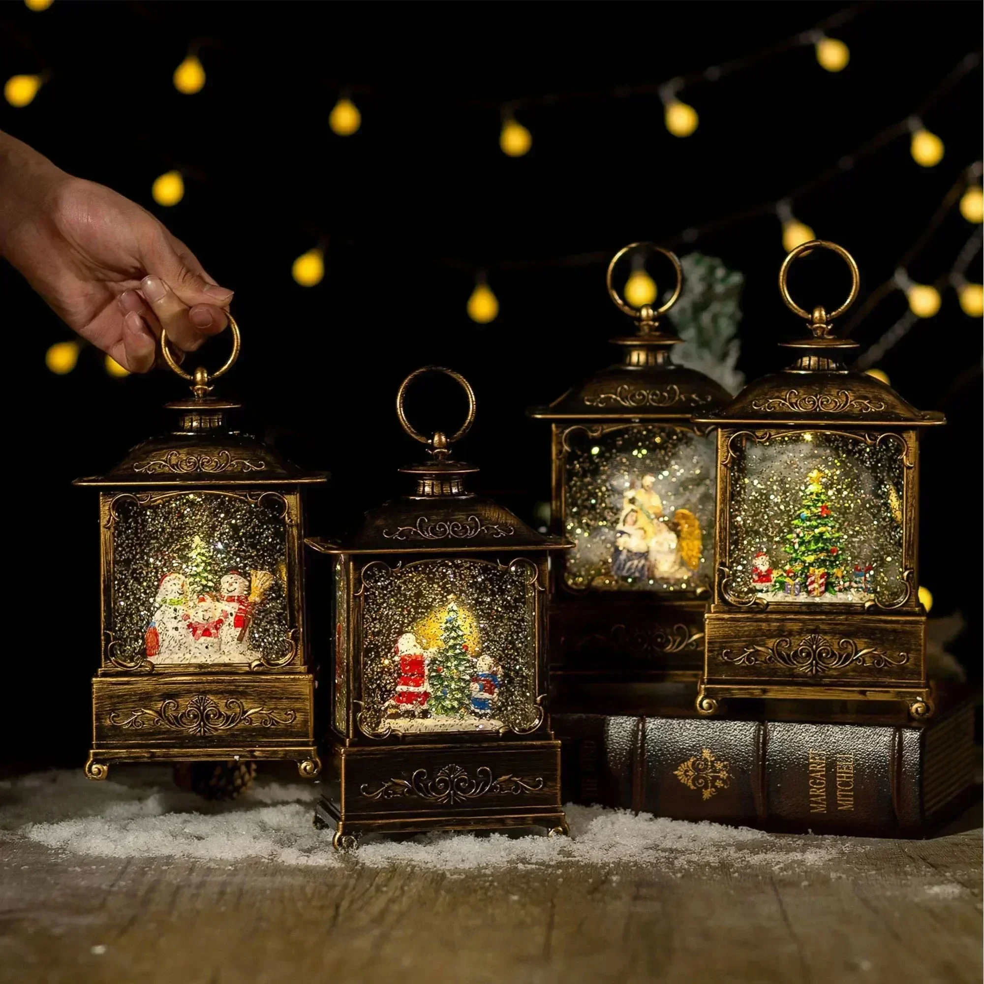Lanterna con Globo di Neve Nat - Snow Globe Musical recensione e prezzo