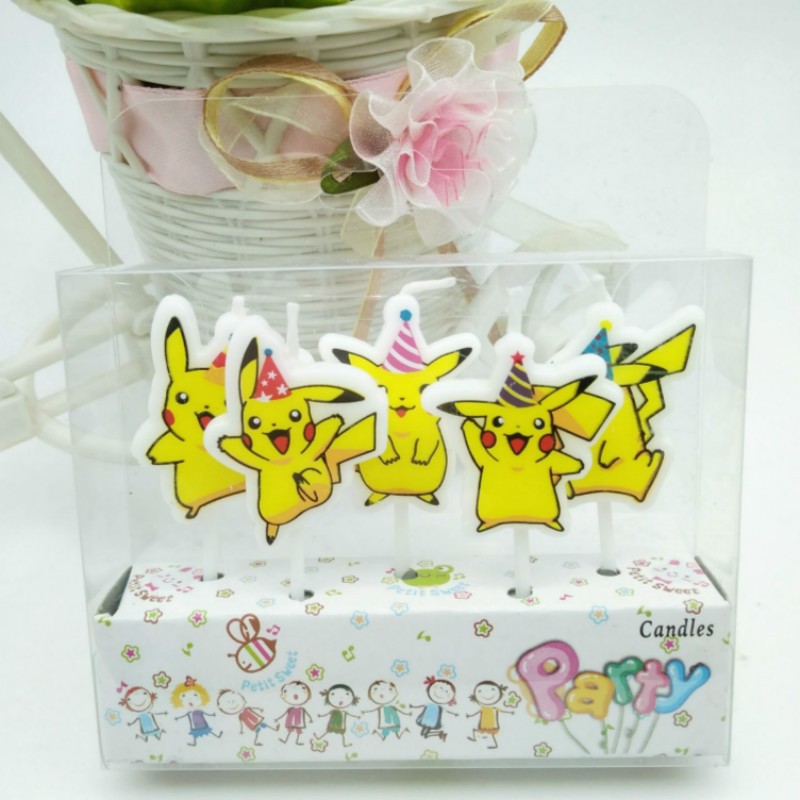 5 pz/lotto Pokemon Torta Di Co - Holiday Candle Set recensione e prezzo
