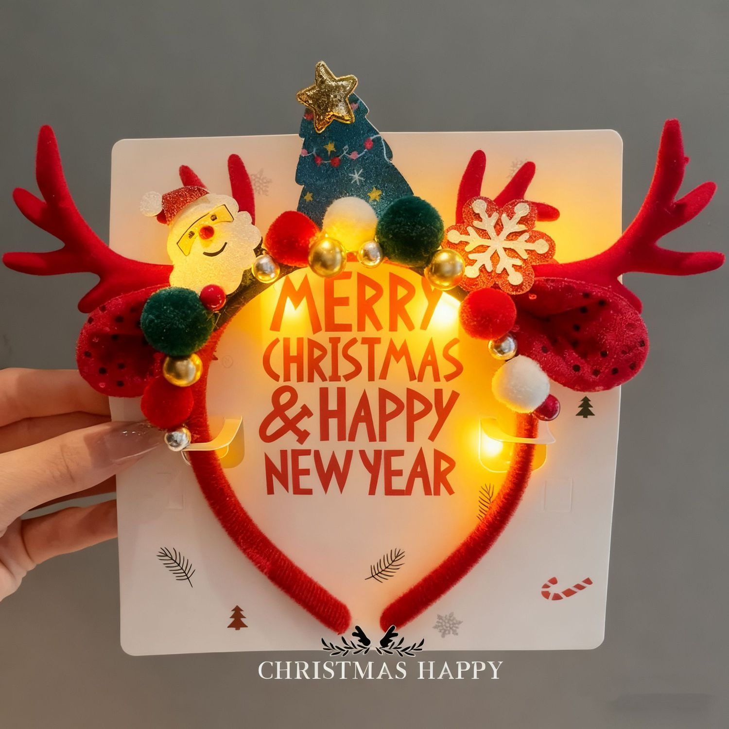 Cerchietto Natalizio con Corna - Reindeer Antlers Headband recensione e prezzo