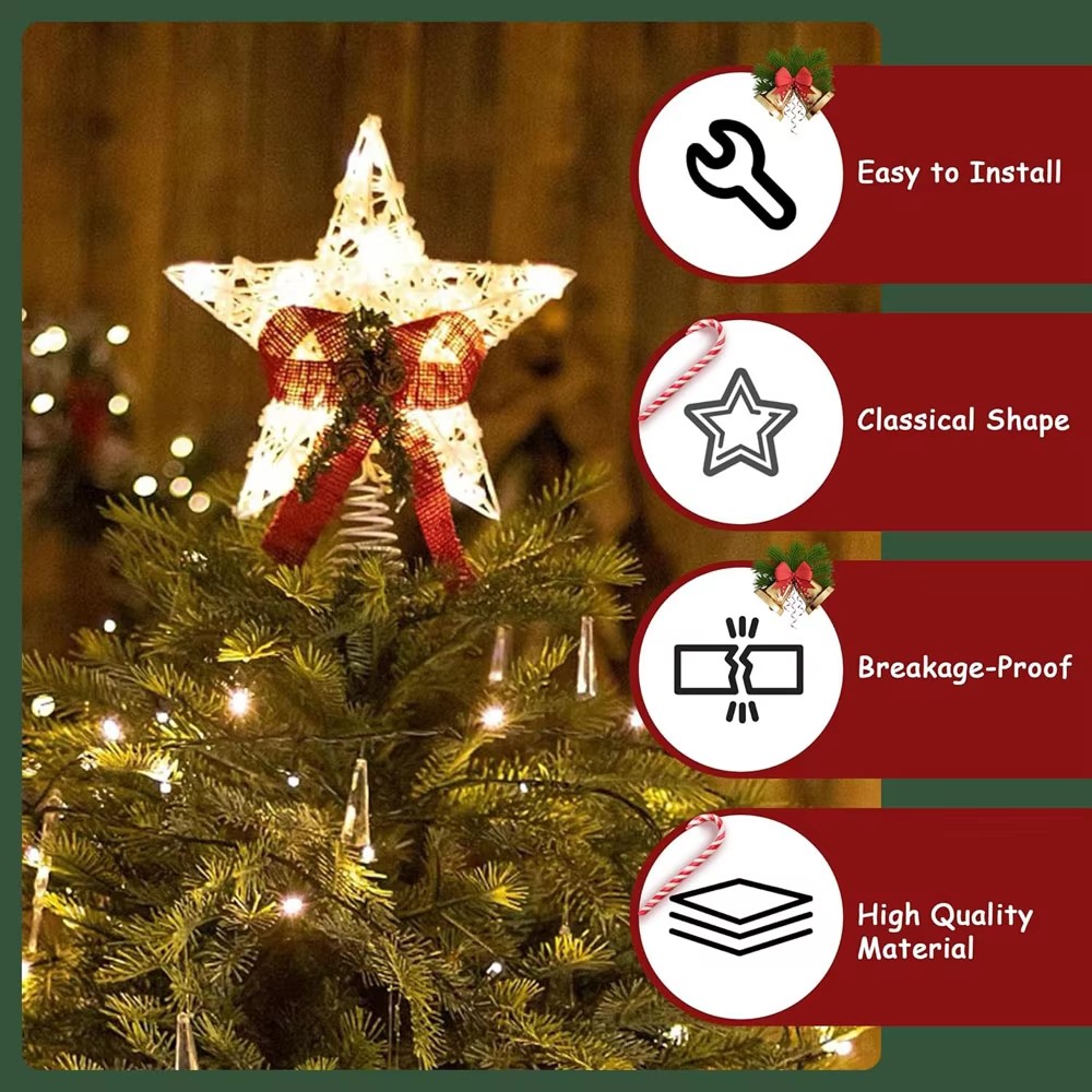 Albero di Natale Stella a LED  - Star Tree Topper recensione e prezzo
