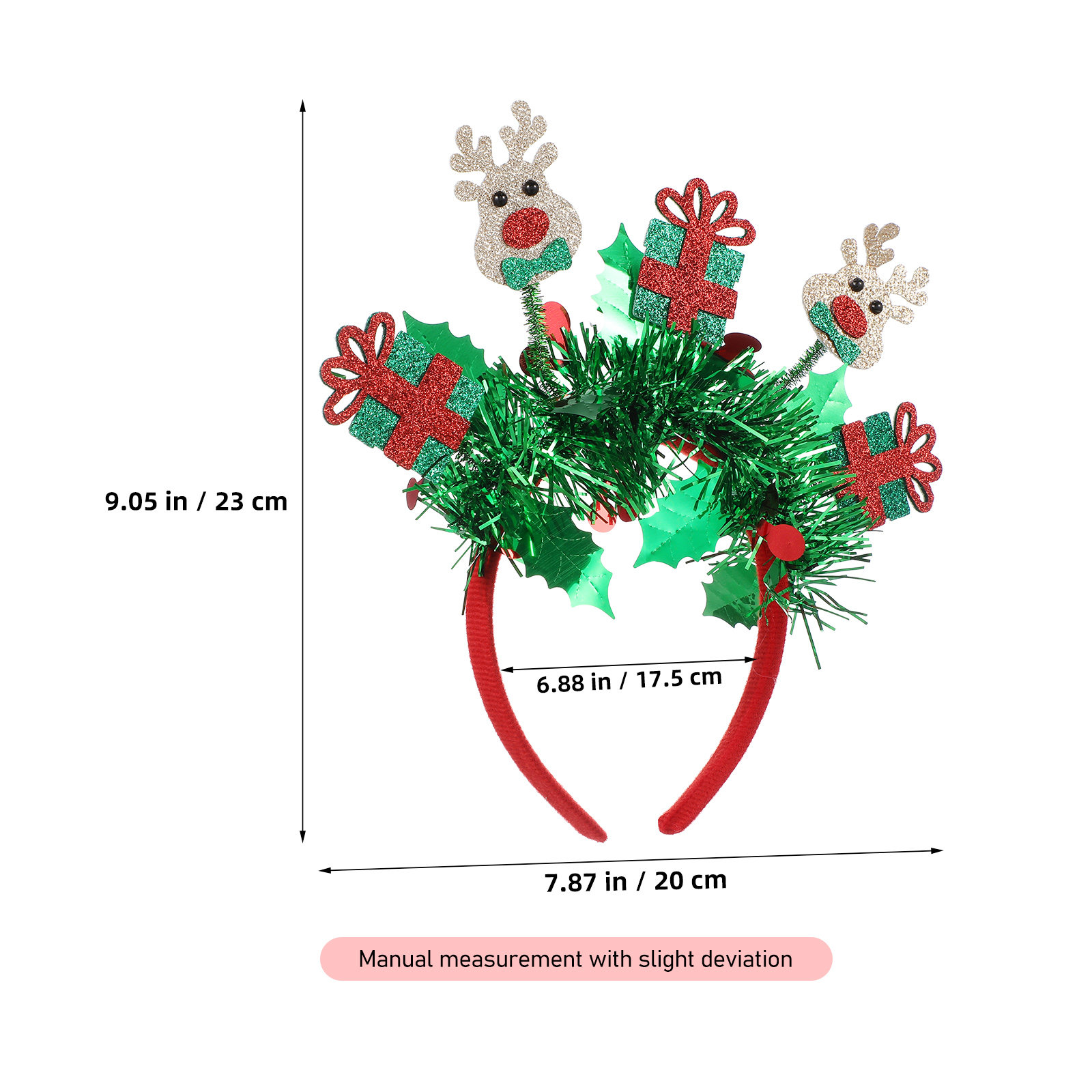 4 Pezzi di Cerchietti Natalizi - Reindeer Antlers Headband recensione e prezzo