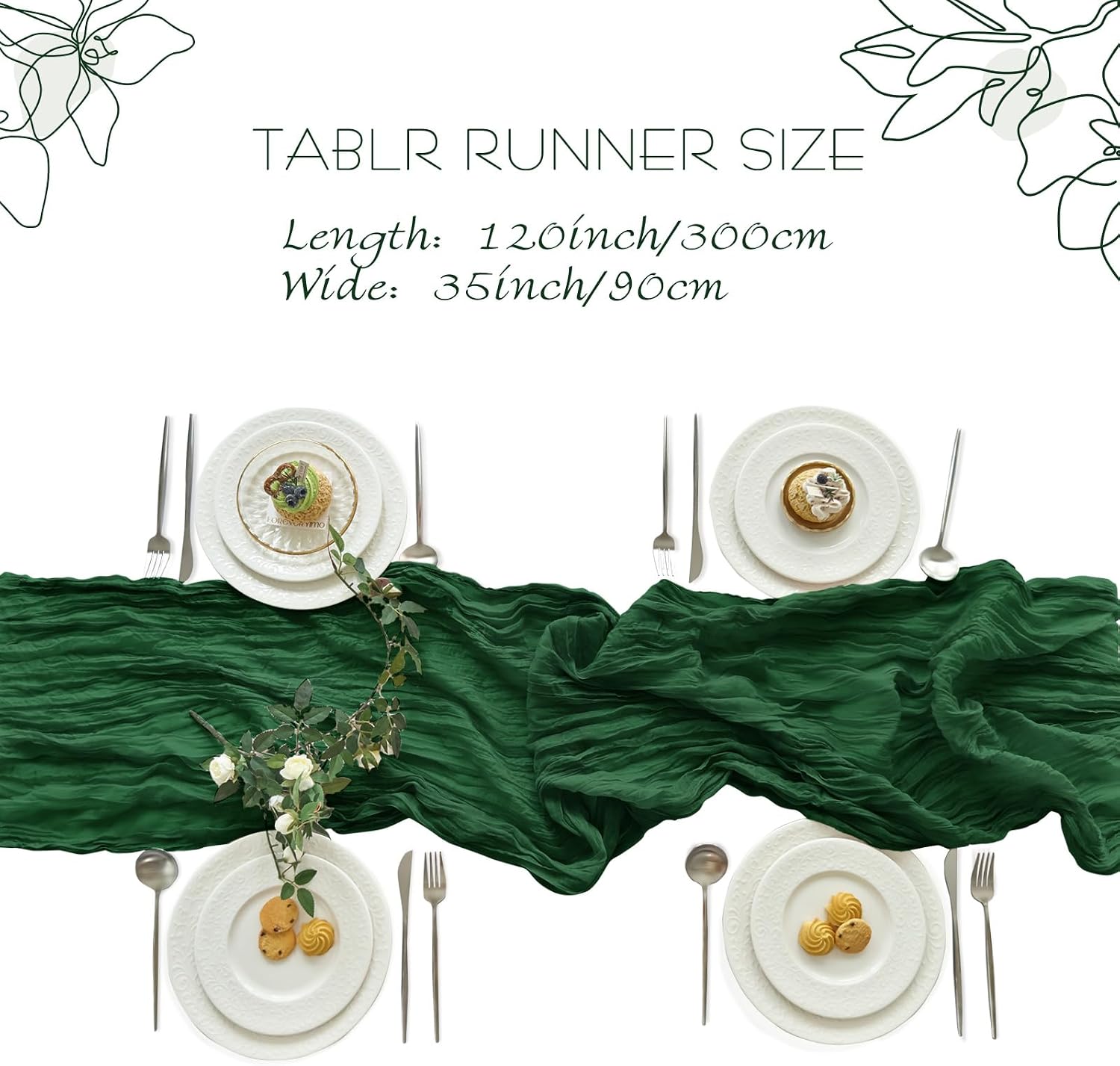 Set di 4 Runner da Tavola in G - Christmas Table Runner recensione e prezzo